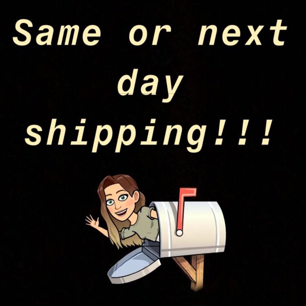 Same or next day shipping 🤩